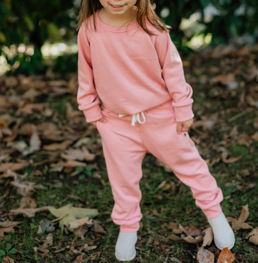 Blush Pink Soothe Knit Fleece & Rib