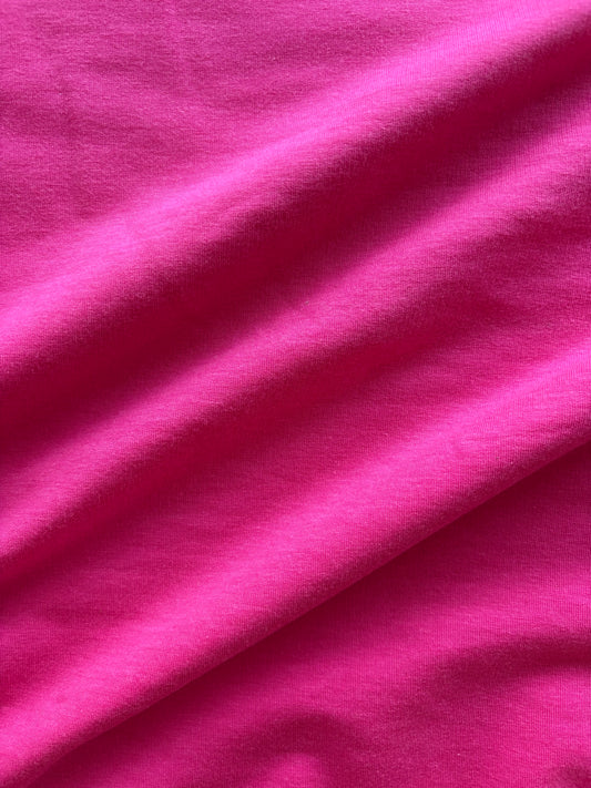 Pop Pink Tencel Jersey & French Terry