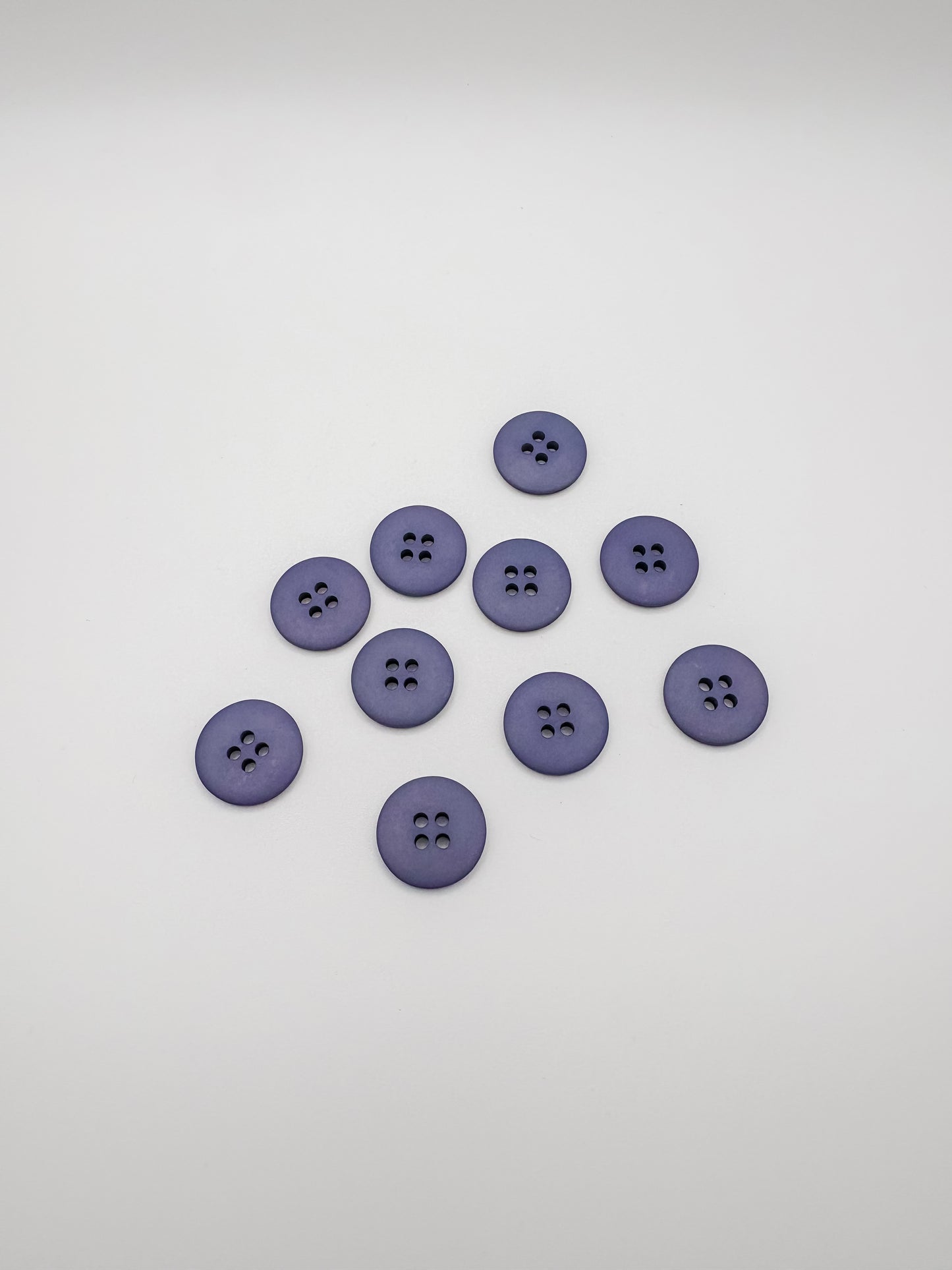 Purple Plastic Buttons - 3/4”