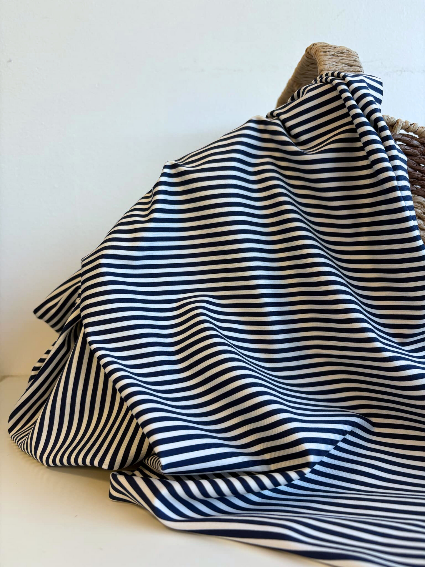 Narrow Navy Stripe Swim
