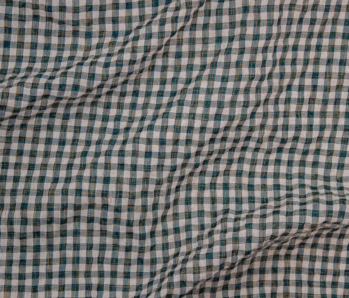 Plaid Seersucker - Forest