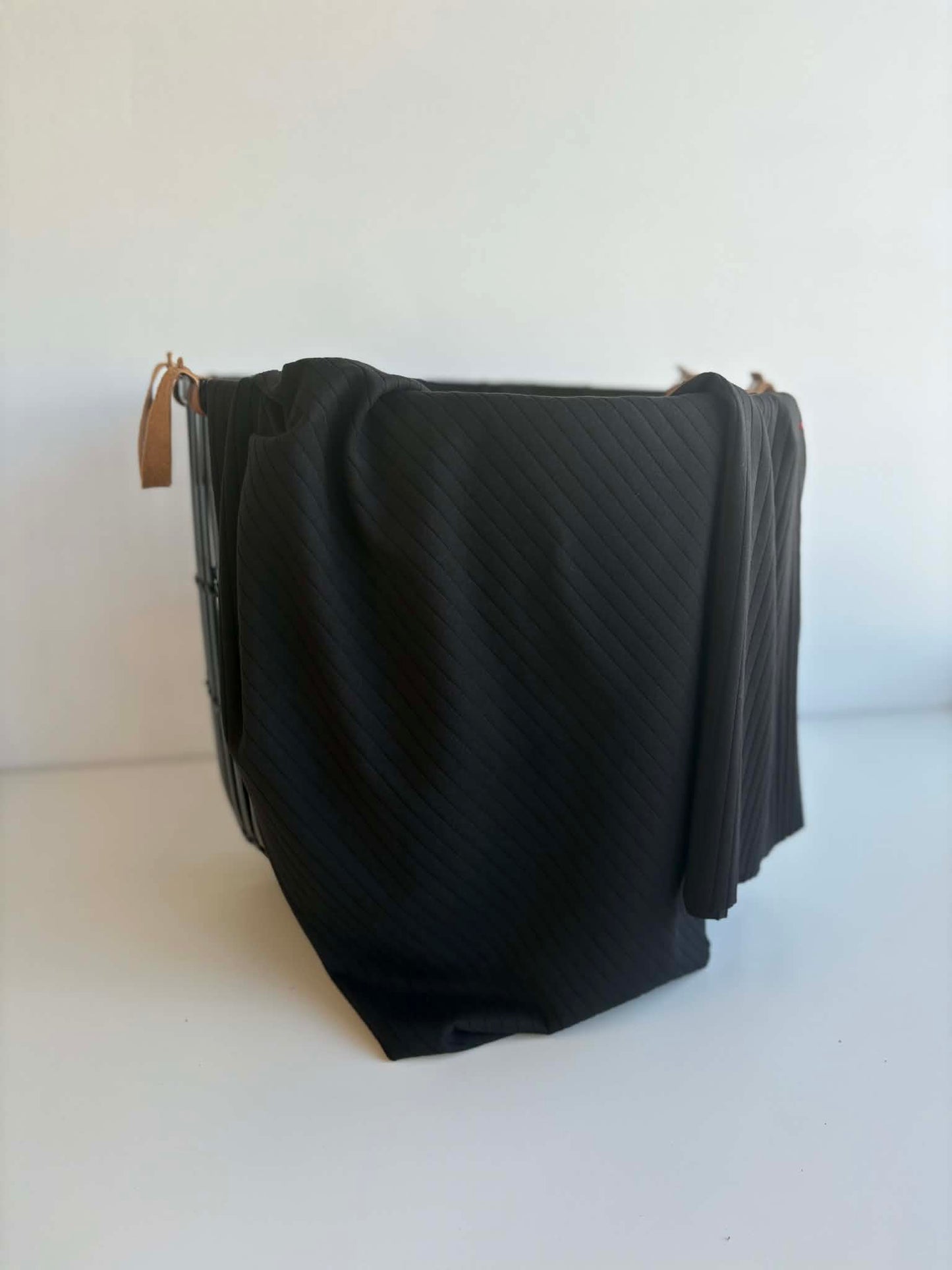 Wide Rib Knit - Black