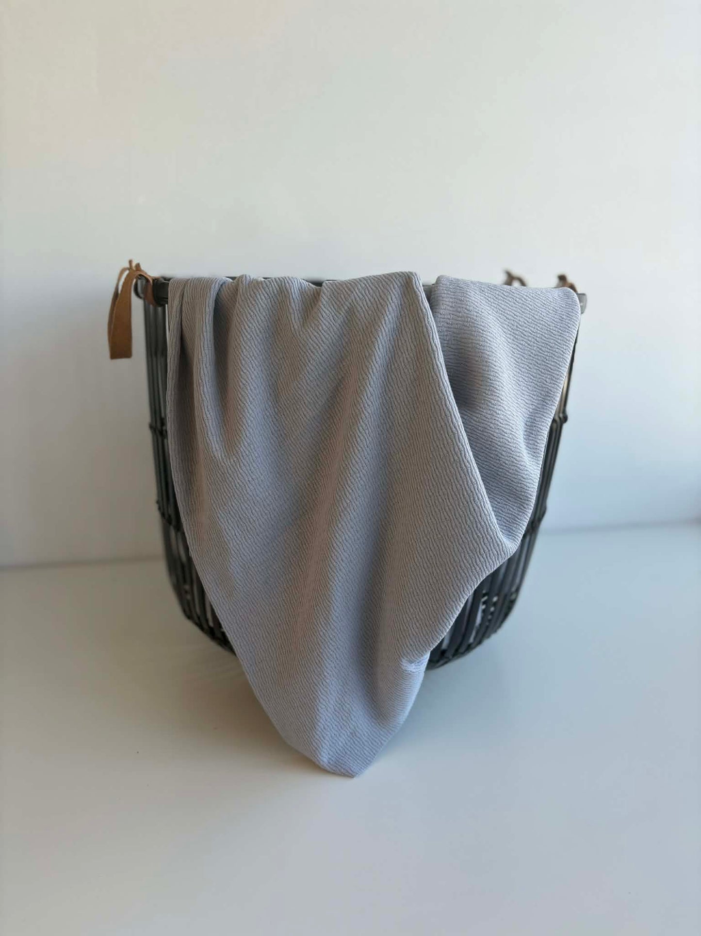 Pointelle Style Rib Knit - Arctic