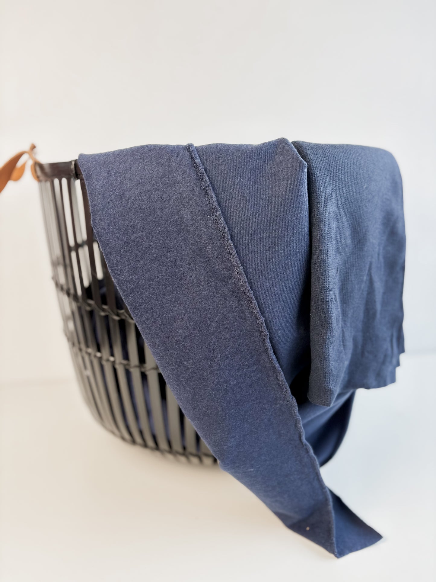 Navy Tencel Fleece and Rib