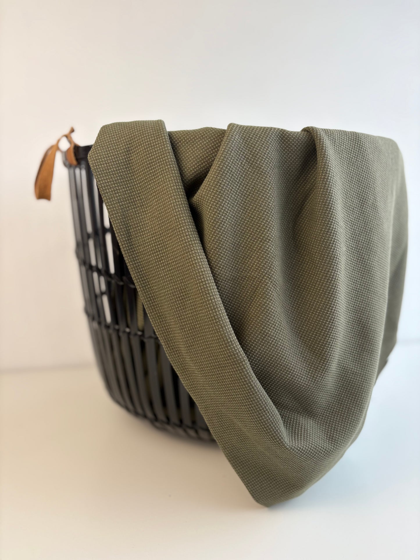 Olive Organic Cotton Waffle