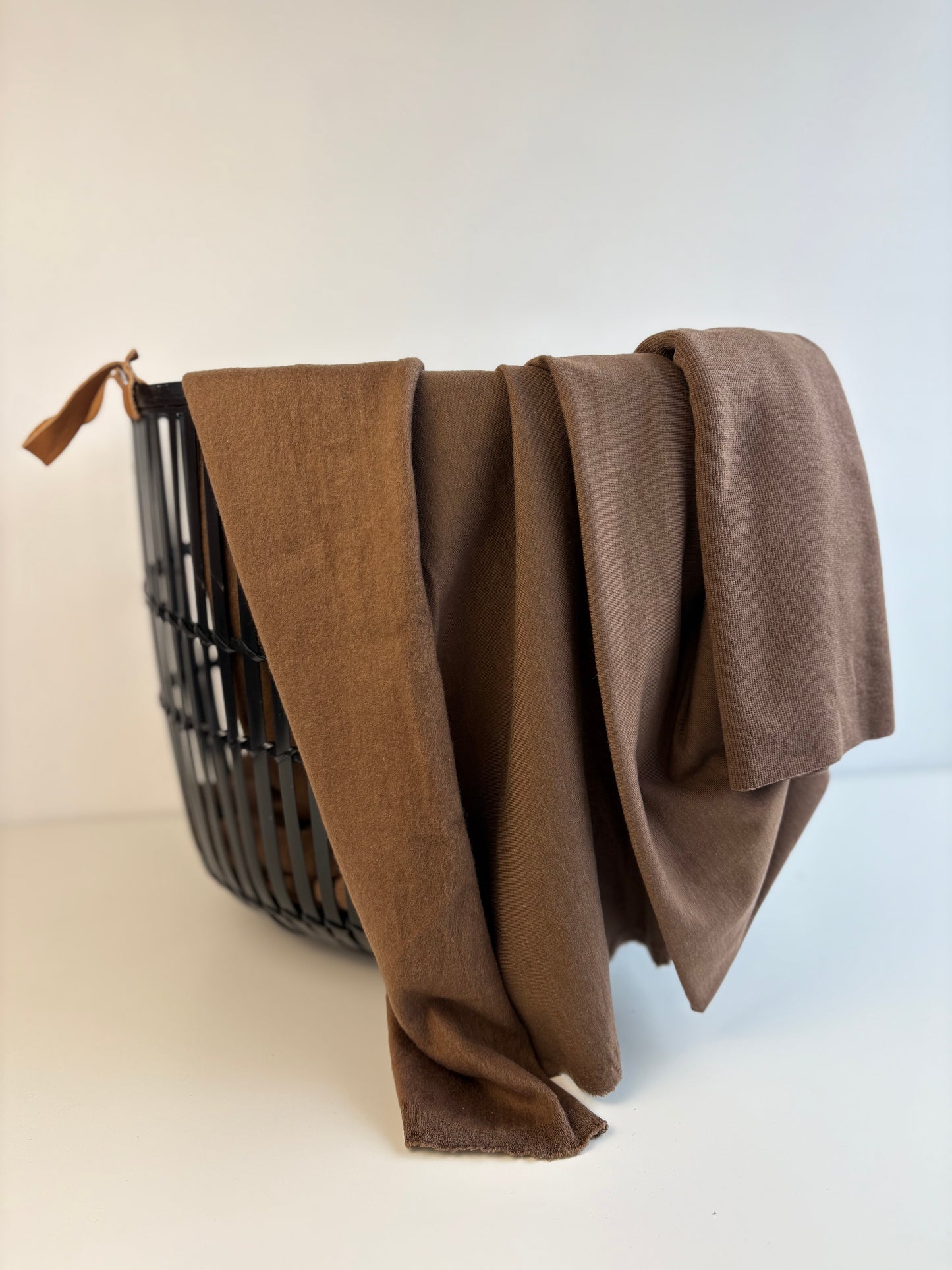 Cocoa Tencel Fleece, Jersey and Rib