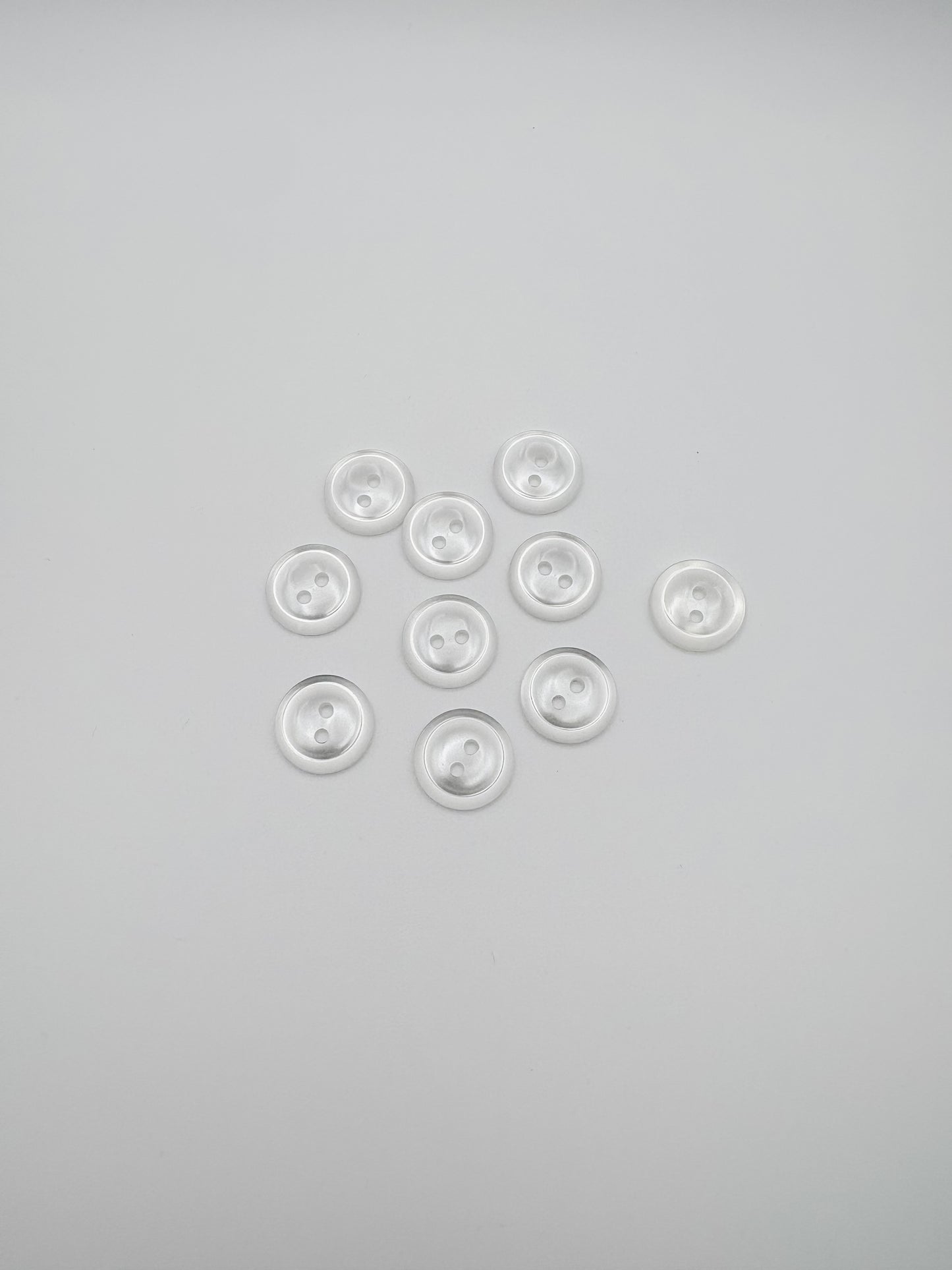 Clear Plastic Buttons - 5/8”