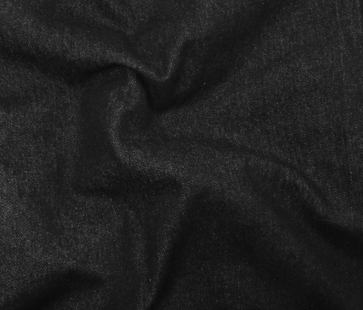 10oz Cotton Denim - Black Wash