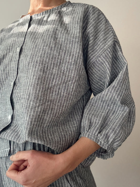 Hemp/Cotton Woven Stripe