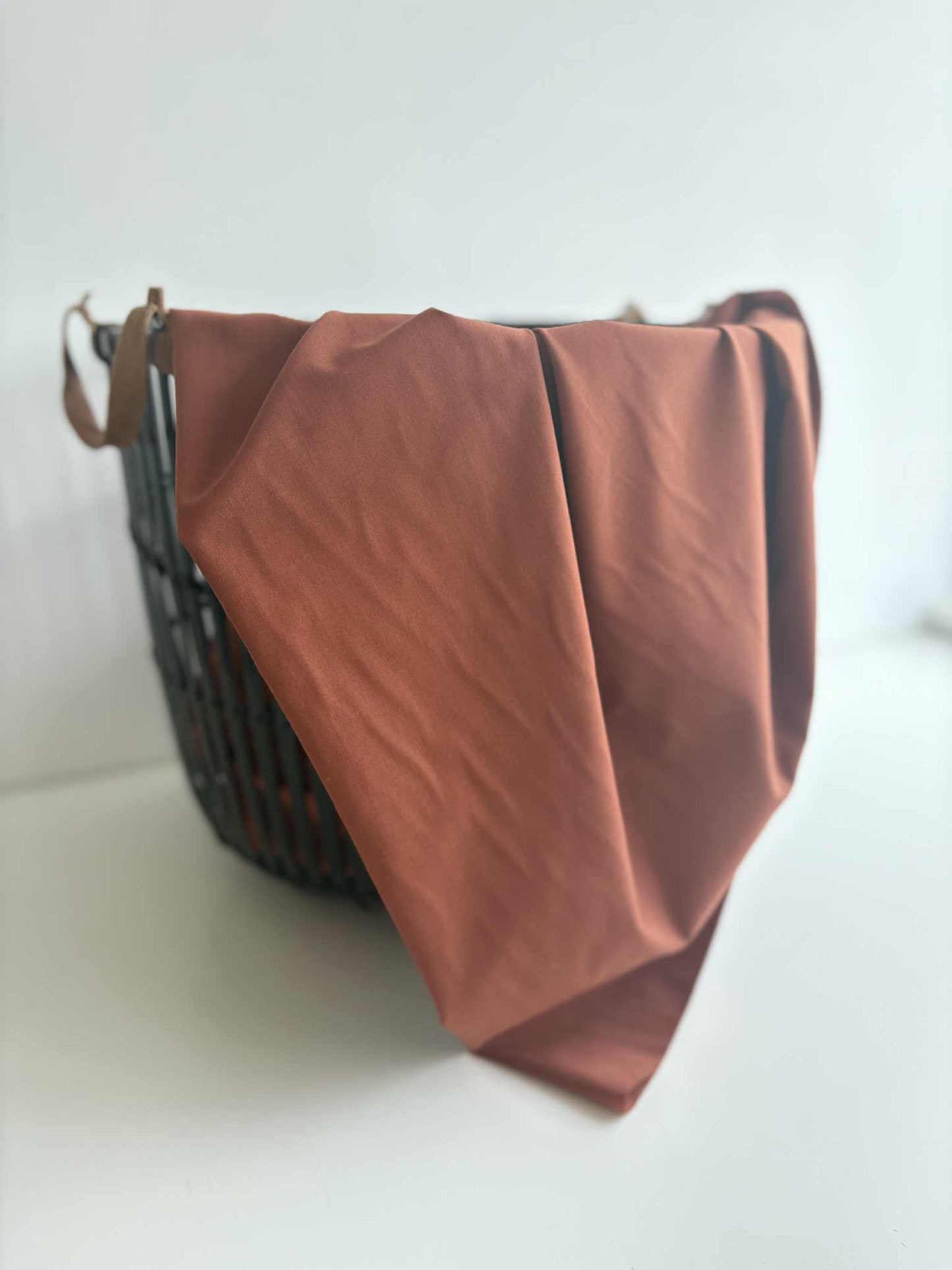 Brick Cotton/Poly Shirting Woven