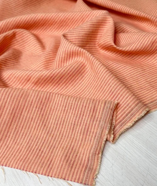 Canteloupe Yarn Dyed Linen/Cotton Blend