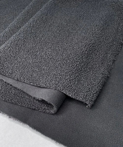 Fleece Backed Sherpa - Smoke