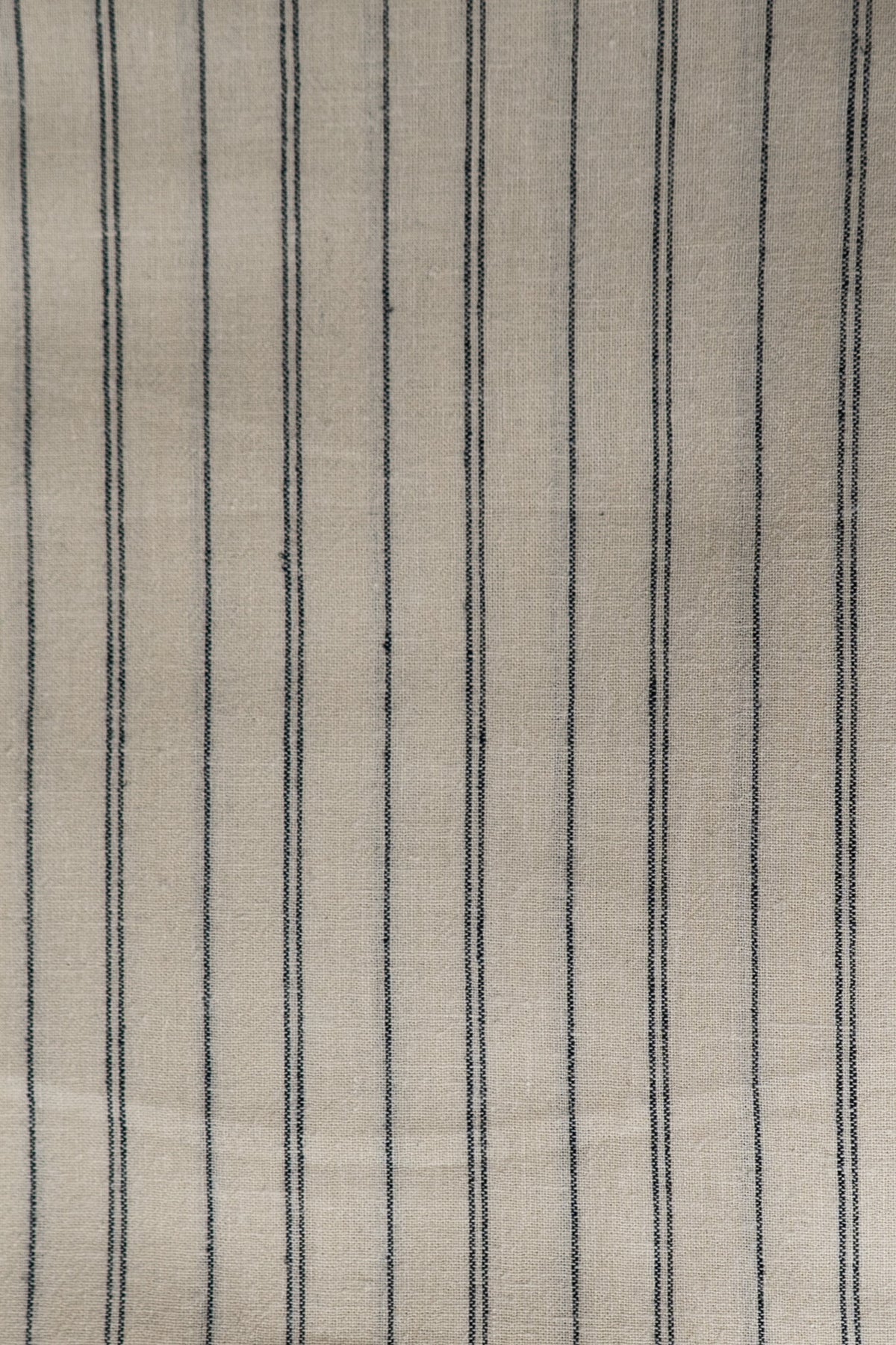 Hemp/Organic Cotton Stripe Chambray - Ivory