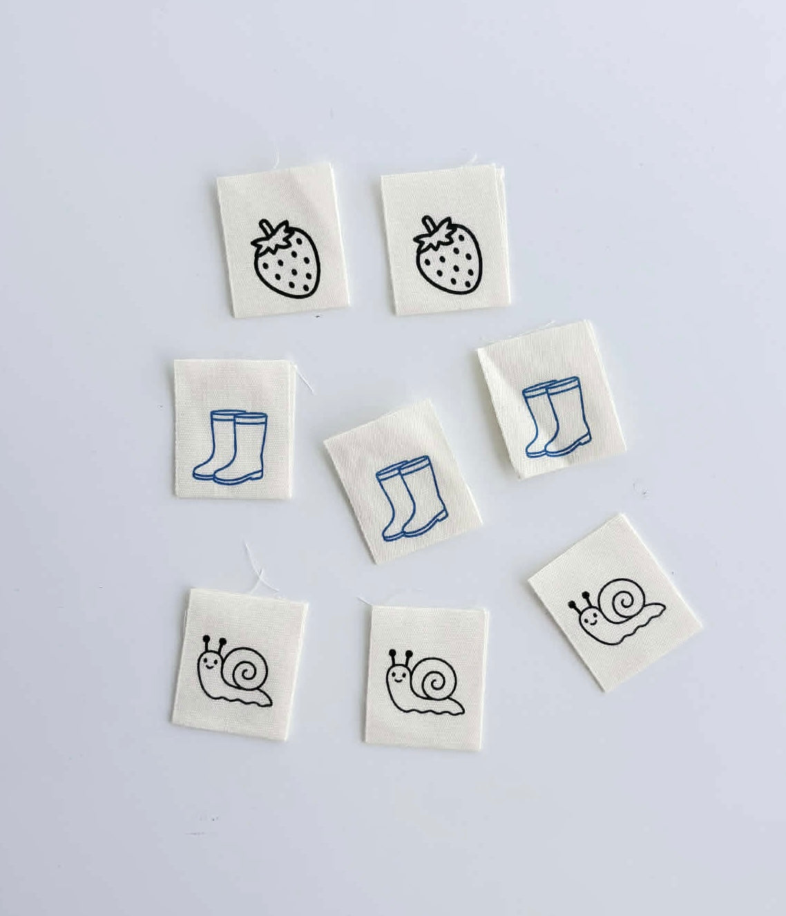 Cotton Labels - In the Garden