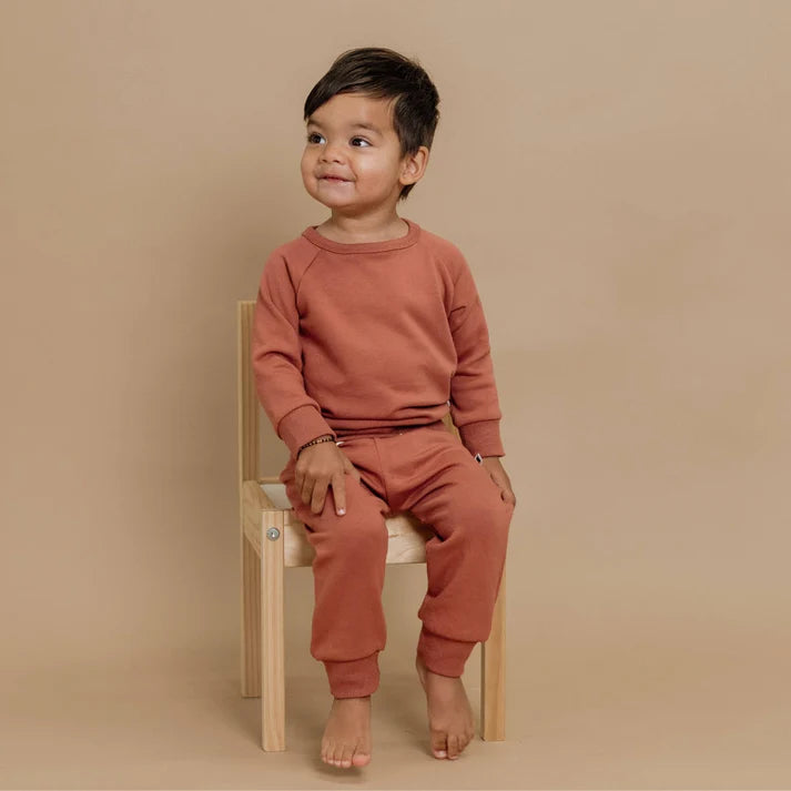 Brick Soothe Knit Fleece & Rib