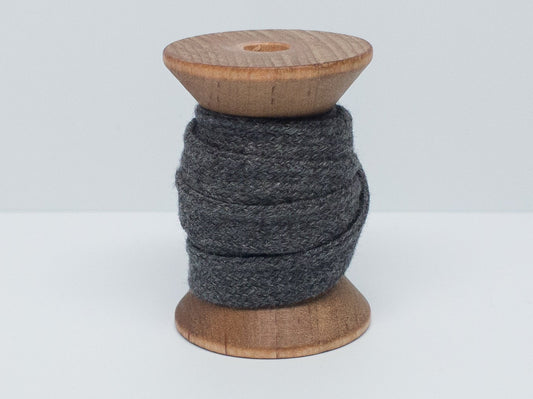 heathered grey drawstring