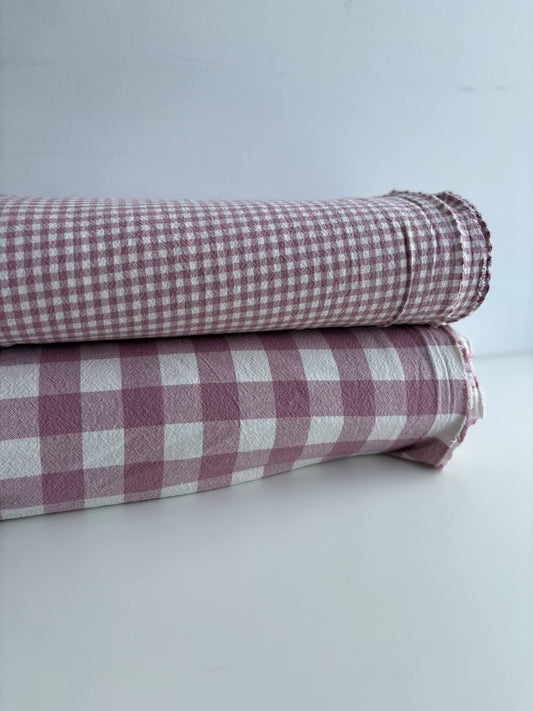 Farmhouse Checks - Rosy