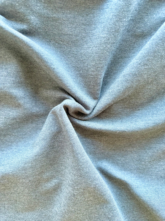 Light Heather Grey Tencel Jersey