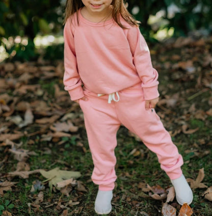 Blush Pink Soothe Knit Fleece & Rib