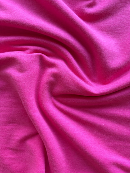 Pop Pink Tencel Jersey & French Terry