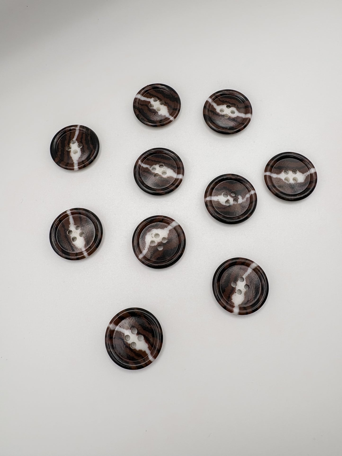 Tortoiseshell Buttons - 1”