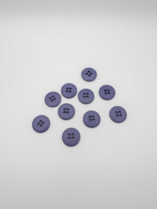 Purple Plastic Buttons - 3/4”