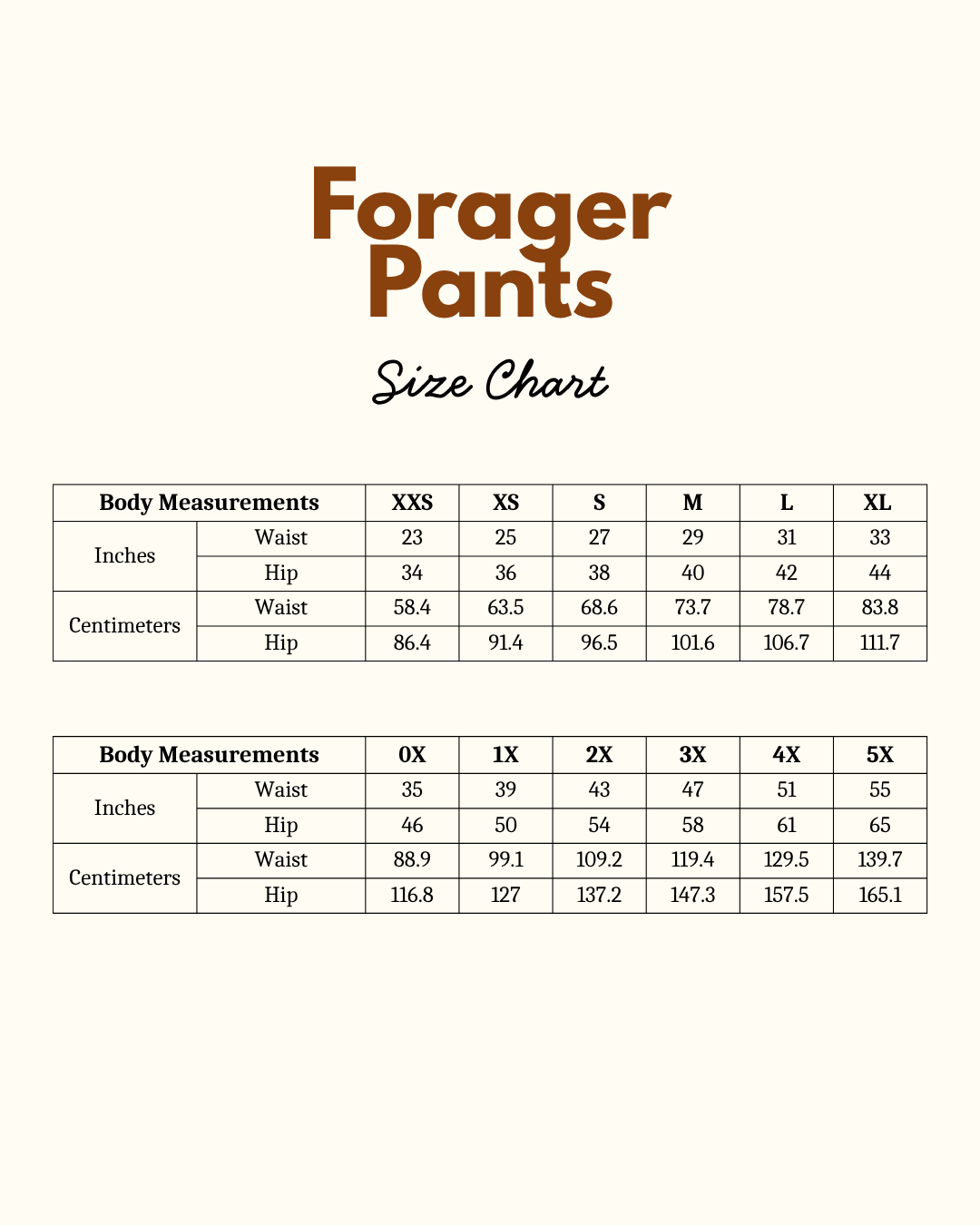 Forager Pants Sewing Pattern
