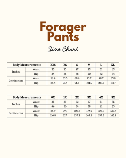 Forager Pants Sewing Pattern