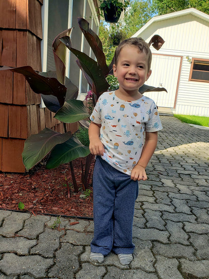 Kids Simple Pants Sewing Pattern