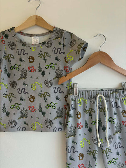 Spring Snakes Soothe Knit Jersey
