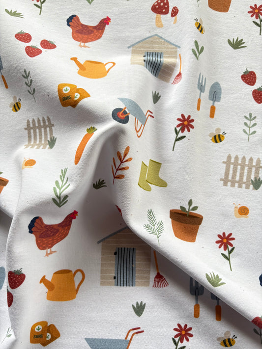 In the Garden - Printed Jersey