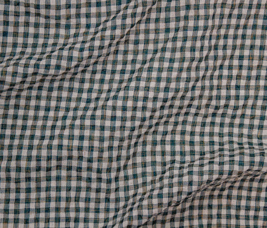 Plaid Seersucker - Forest