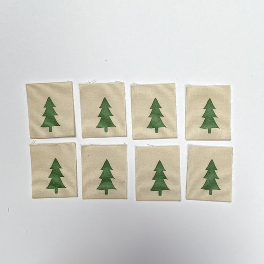 Cotton Labels - Trees