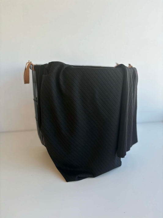 Wide Rib Knit - Black