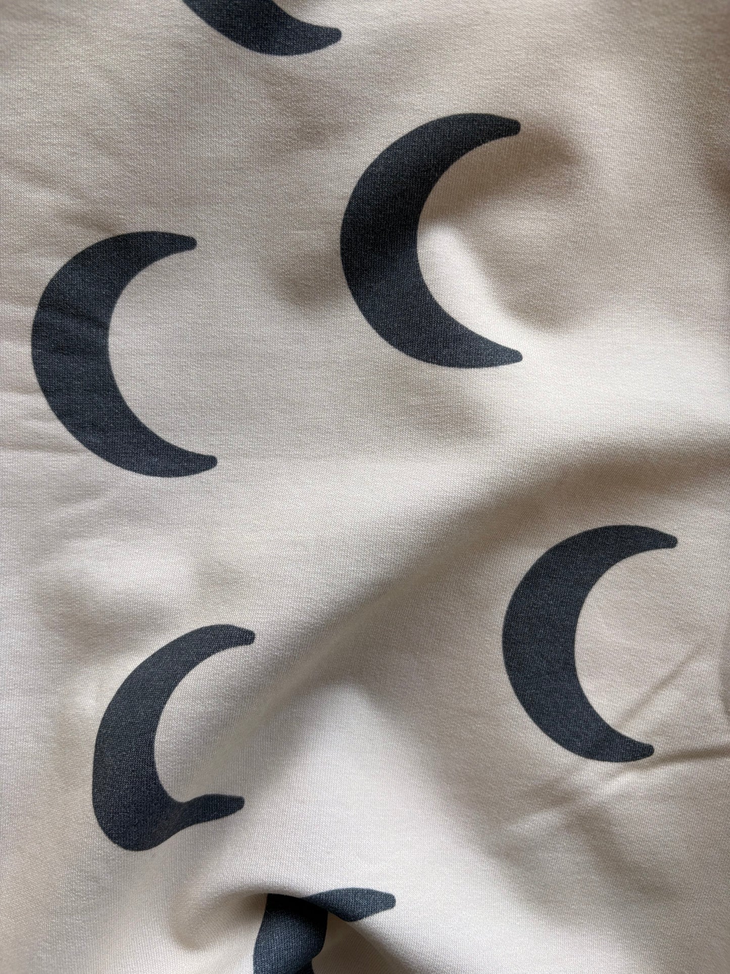 Moons - Printed French Terry