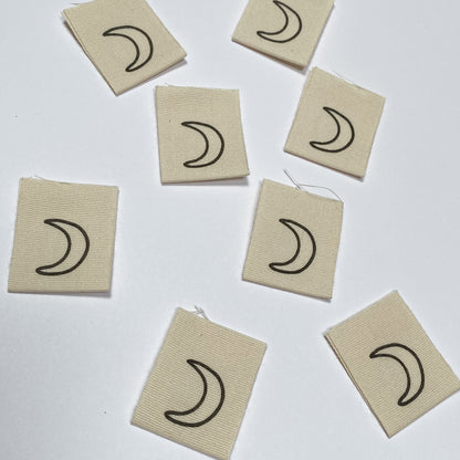 Cotton Labels - Moon