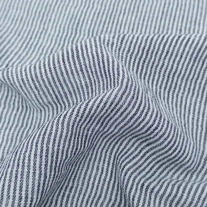 Striped Double Gauze - Black/White