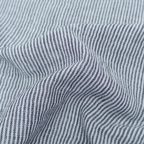 Striped Double Gauze - Black/White