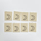 Cotton Labels - Moon
