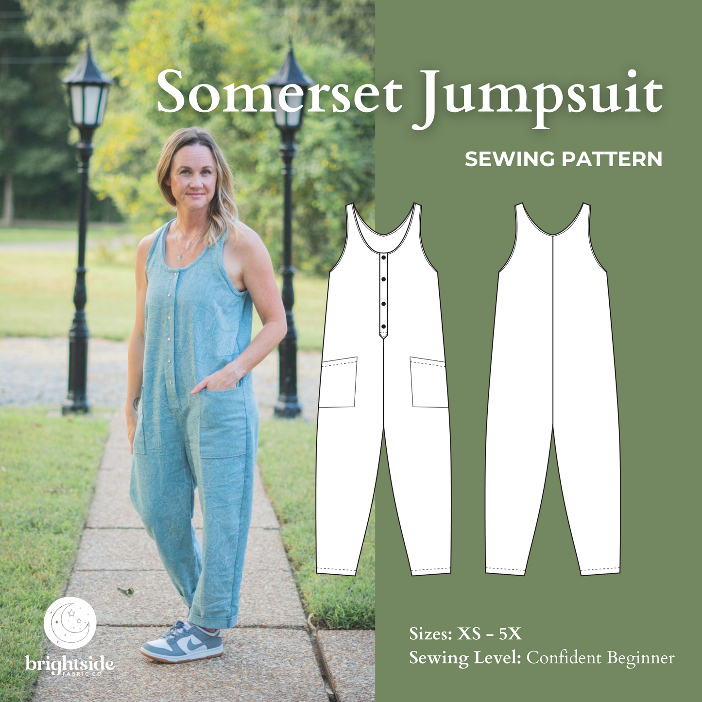 Somerset Jumpsuit Sewing Pattern
