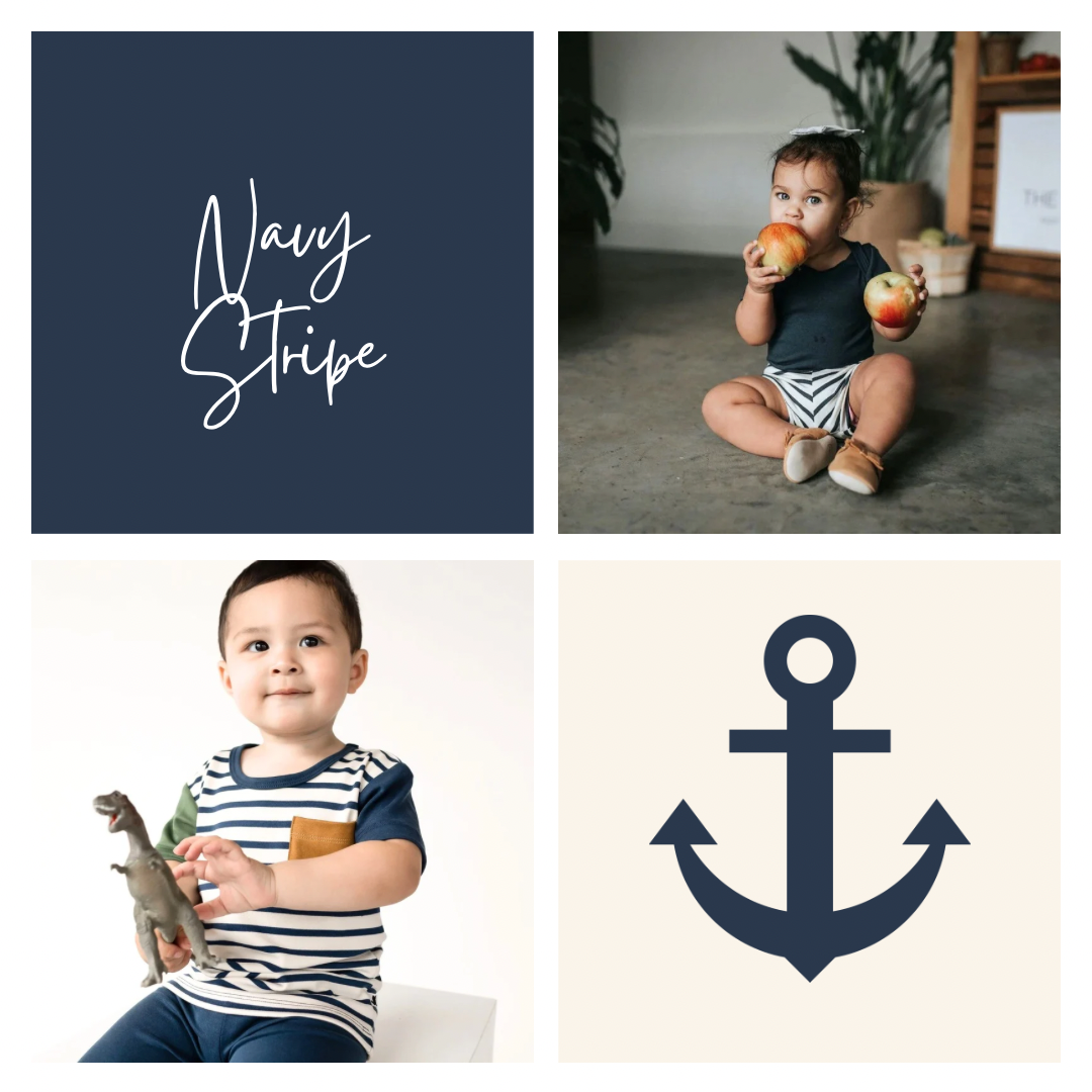 Navy Stripe Soothe Knit