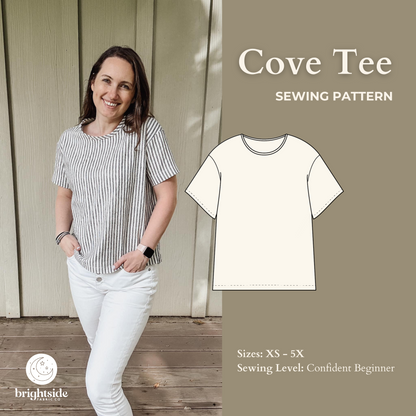 Women's Cove Tee Sewing Pattern
