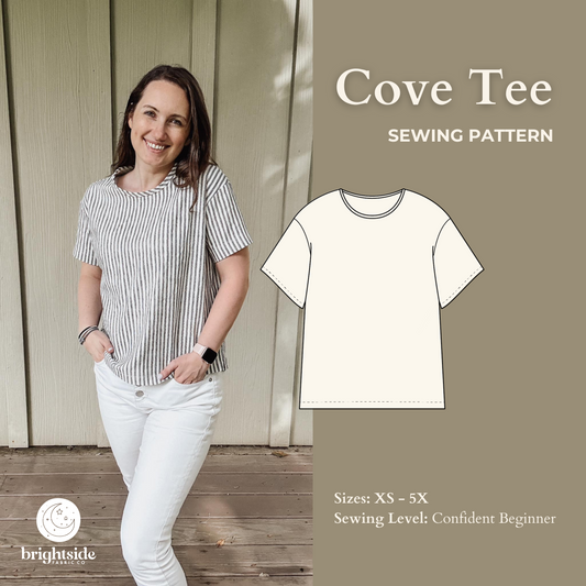 Women's Cove Tee Sewing Pattern