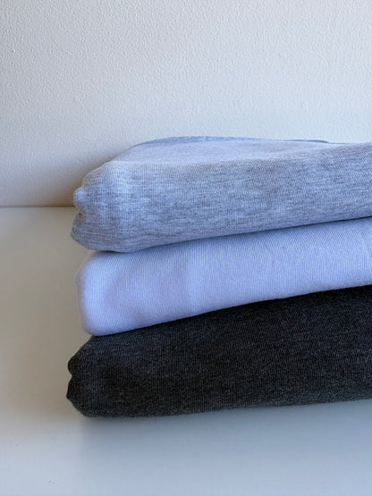 Light Heather Grey Tencel Jersey