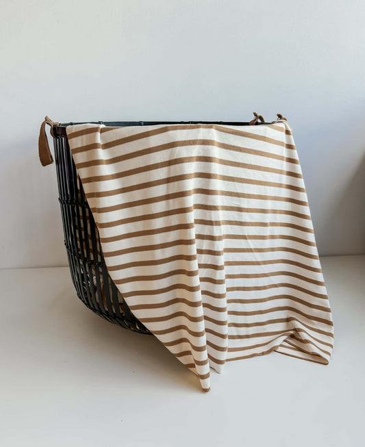 Mustard Stripe Soothe Knit Jersey