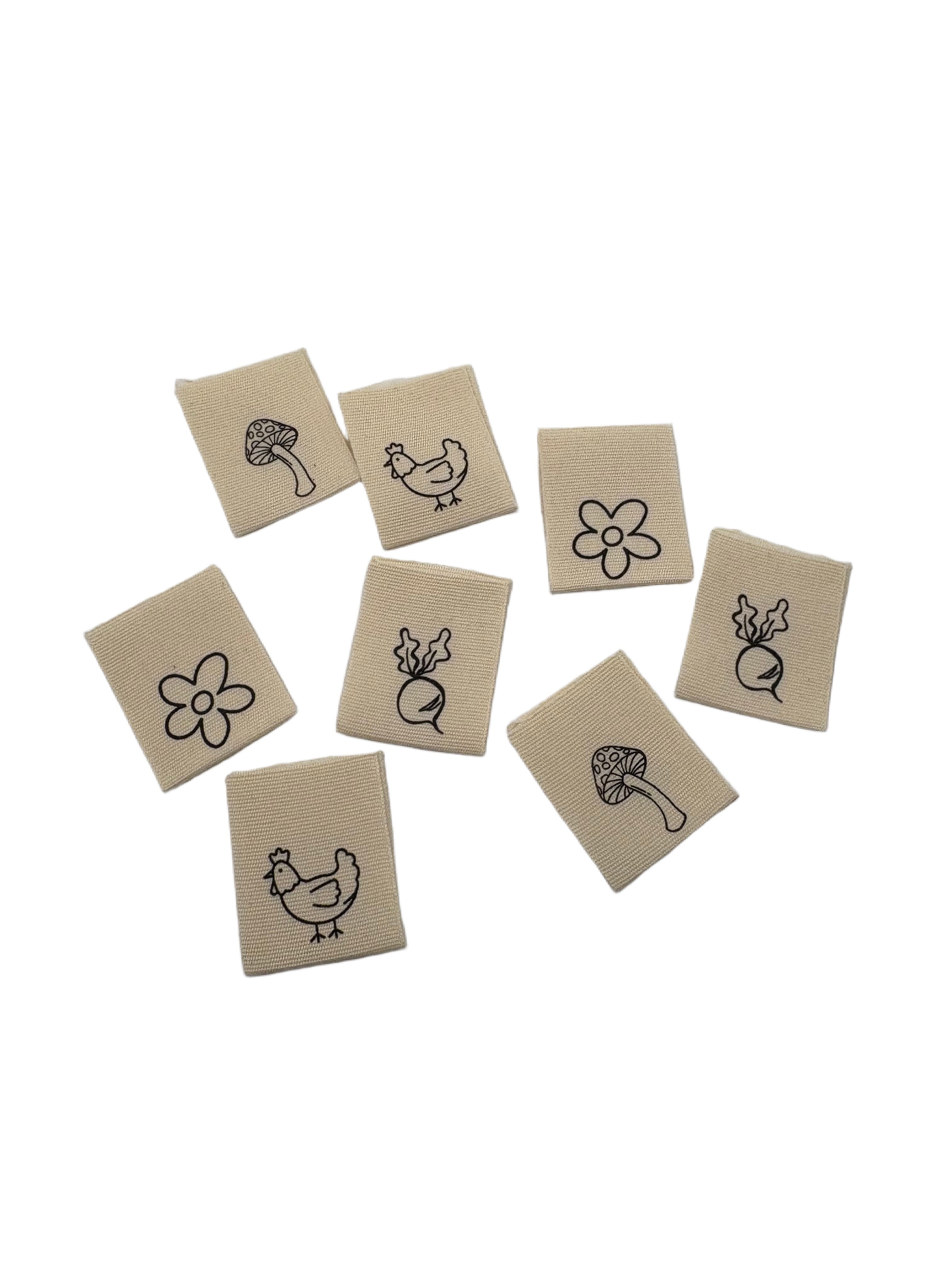 Cotton Labels - Mixed – Brightside Fabric Co
