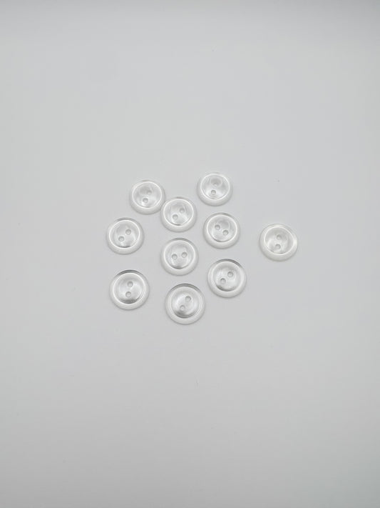 Clear Plastic Buttons - 5/8”