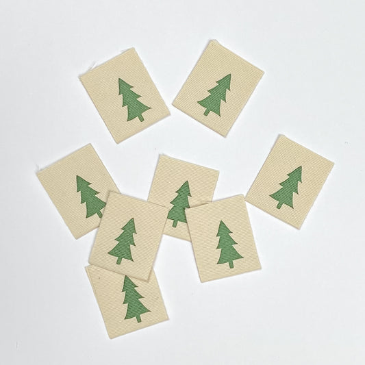Cotton Labels - Trees