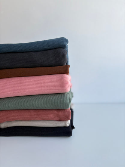 Asphalt Soothe Knit Fleece & Rib