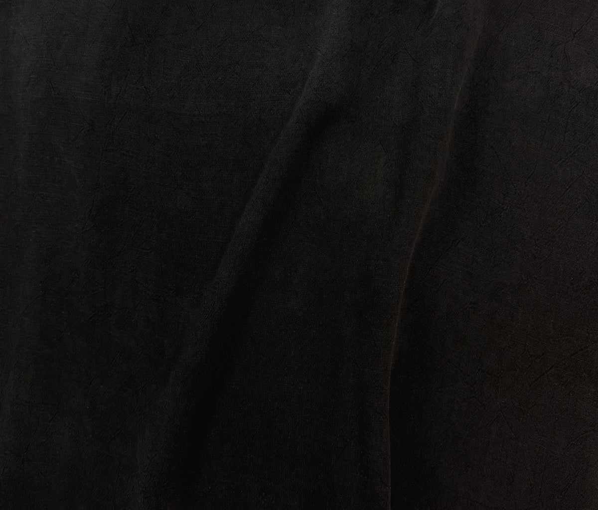 Crumple Ramie - Black